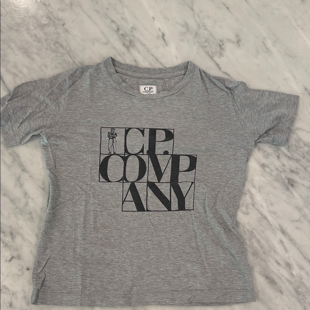 C.P. Company Kids Tee in Gray